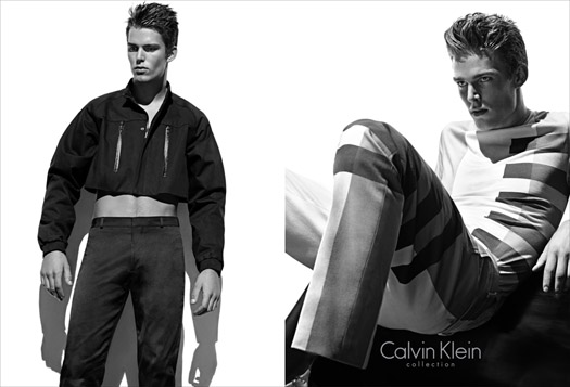 The men's Calvin Klein Collection global advertising campaign was shot by